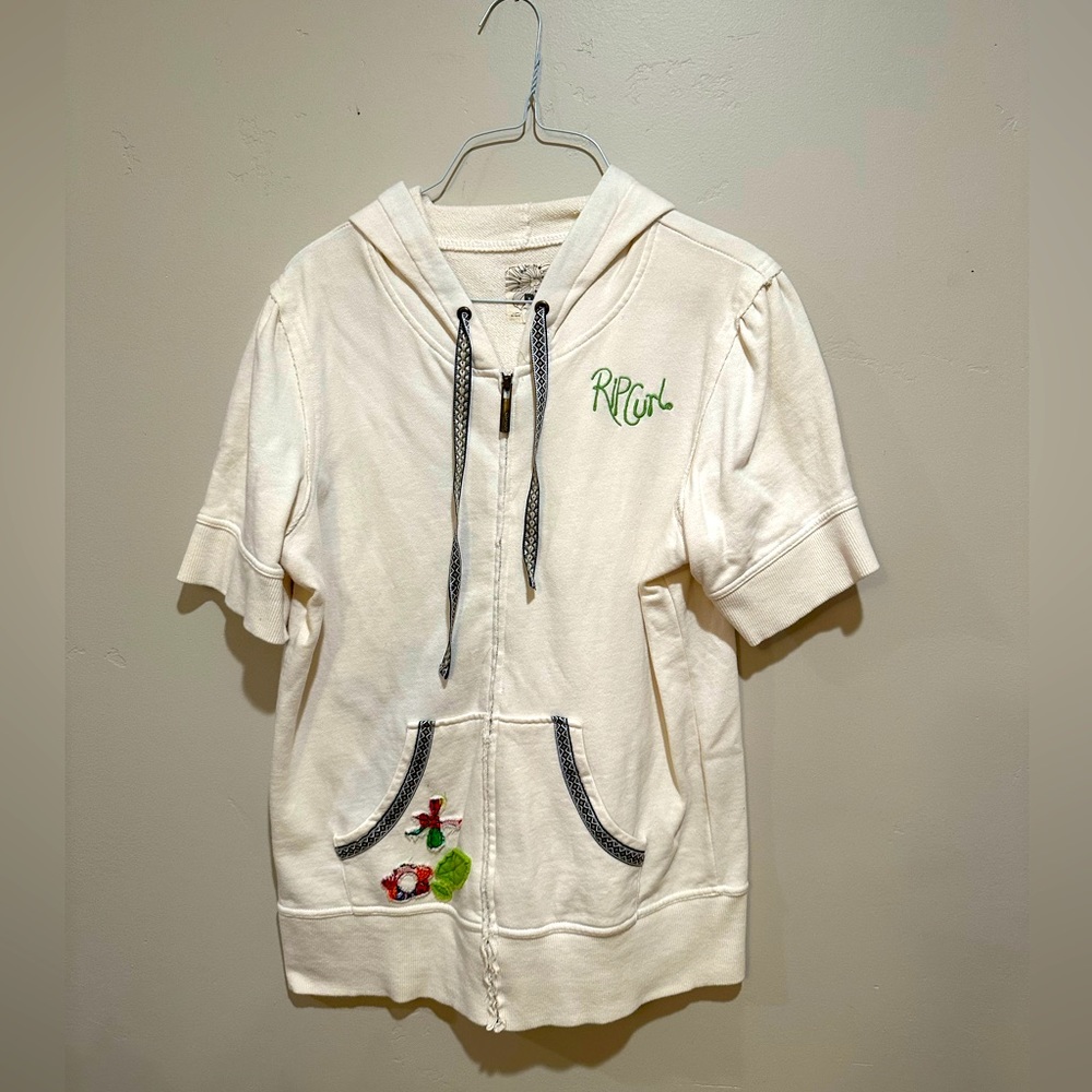 Rip curl short sleeve hoodie